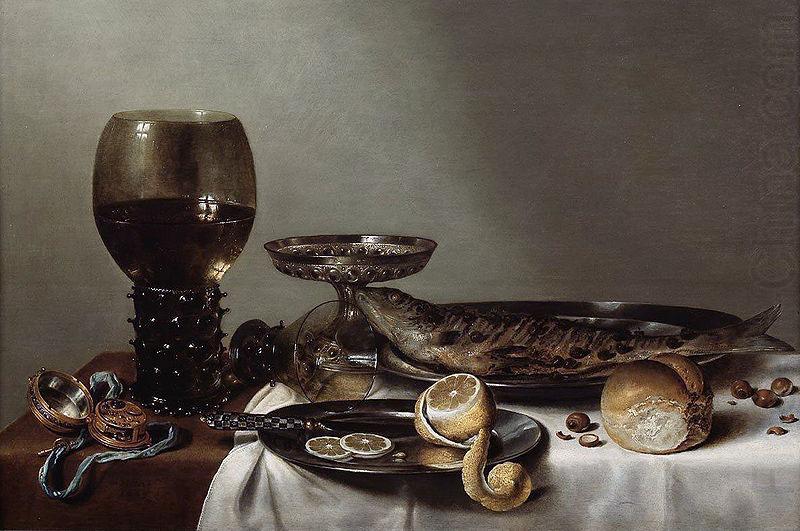 unknow artist Still life with a roemer and watch. oil painting picture